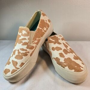 SeaVees Cowhide Cow Platform Sneakers Shoes Womens Size 8 Mullholland Loafers